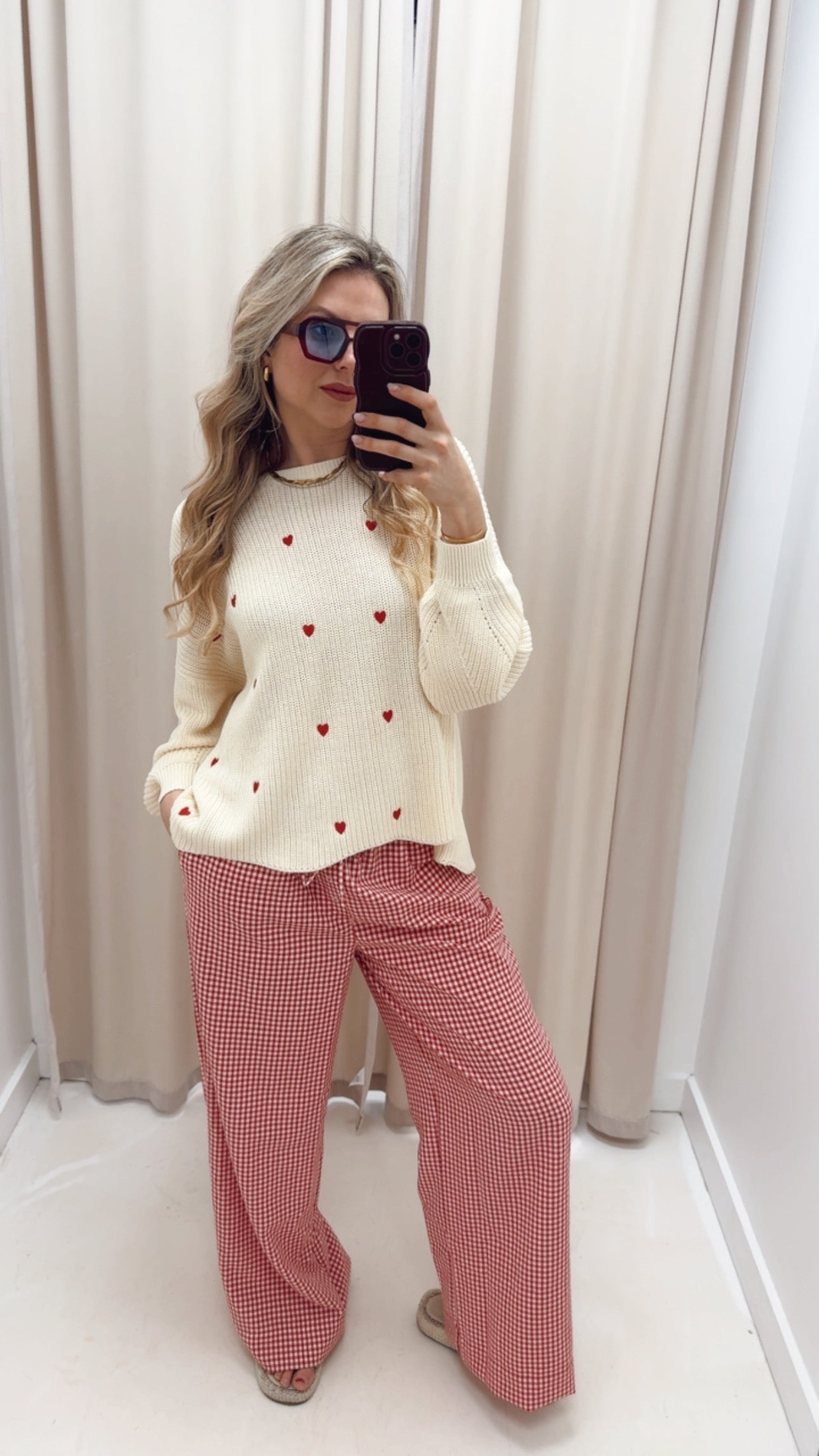 HILDE LS EMB PULLOVER EX KNT