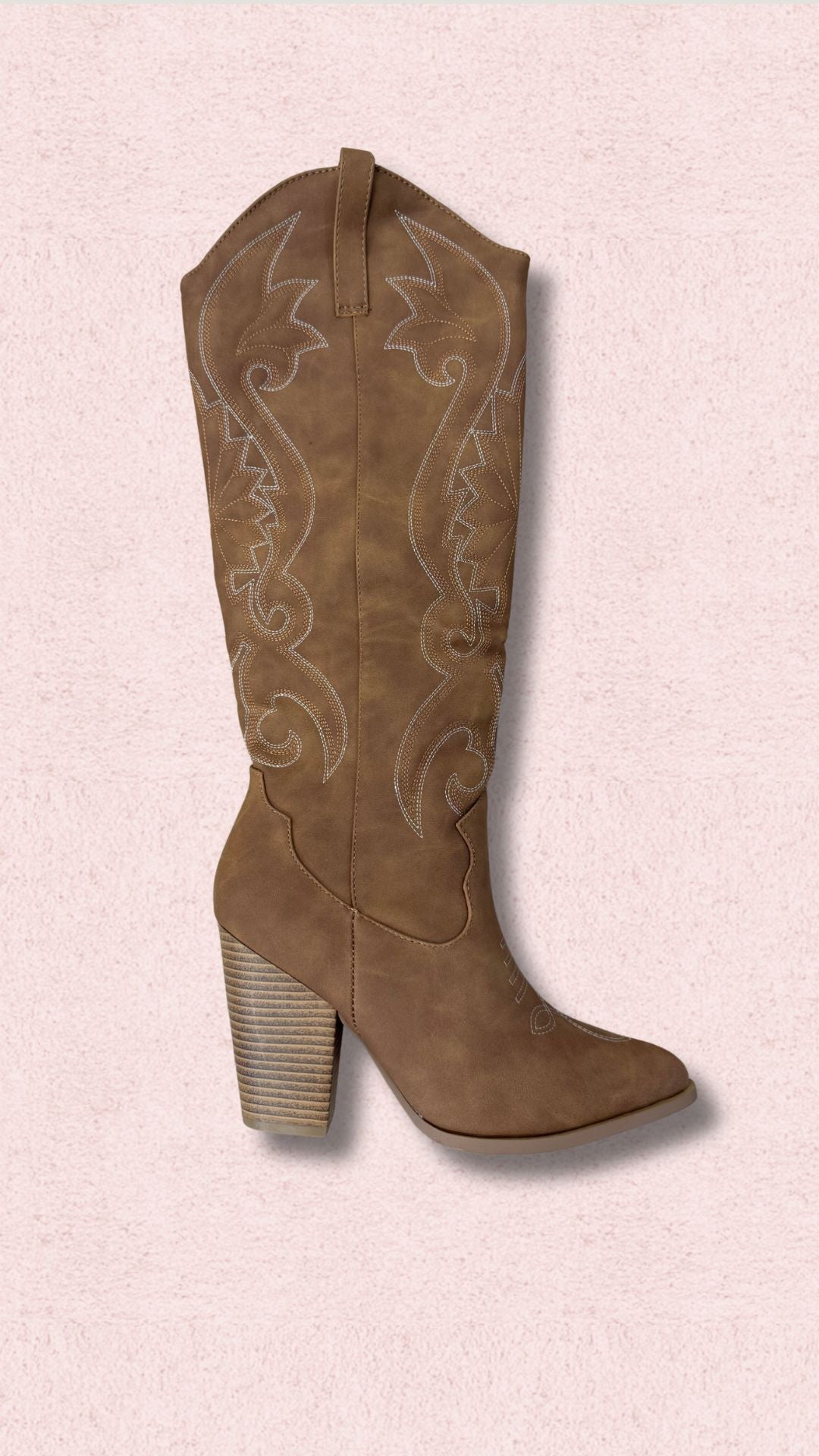 JOLENE COWBOY BOOTS (BROWN)