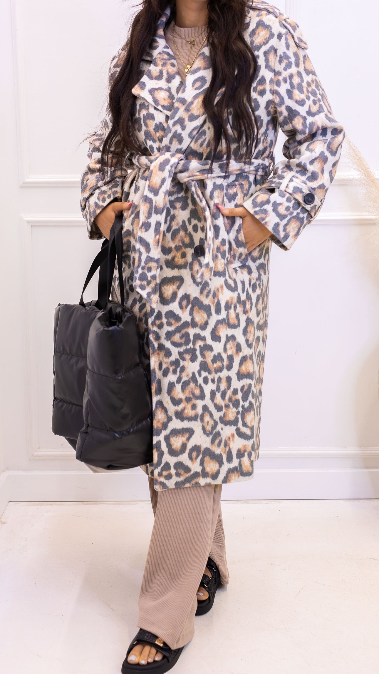 TORIN LEOPARD COAT