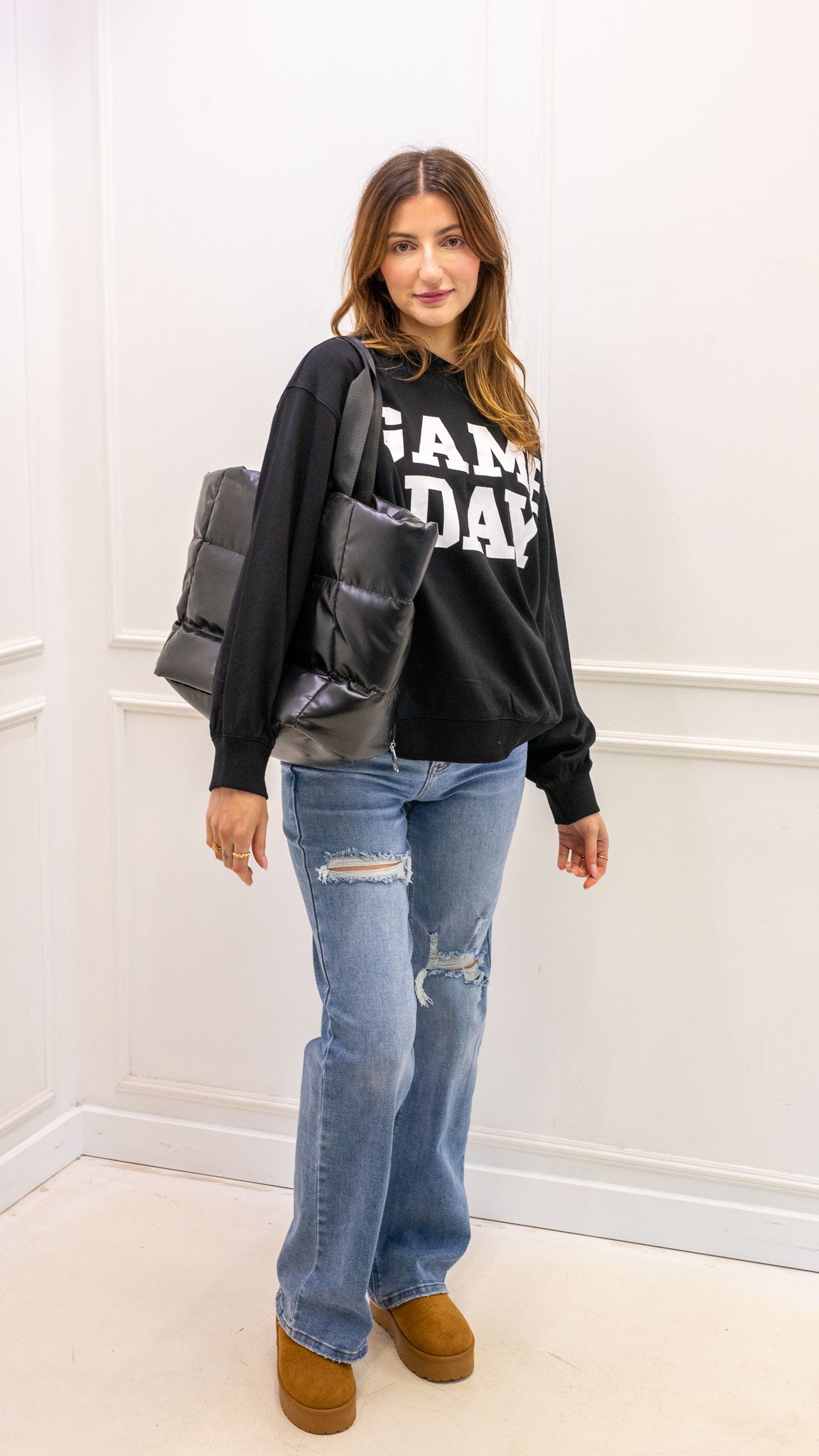 GAMEDAY SWEATSHIRT (BLACK)