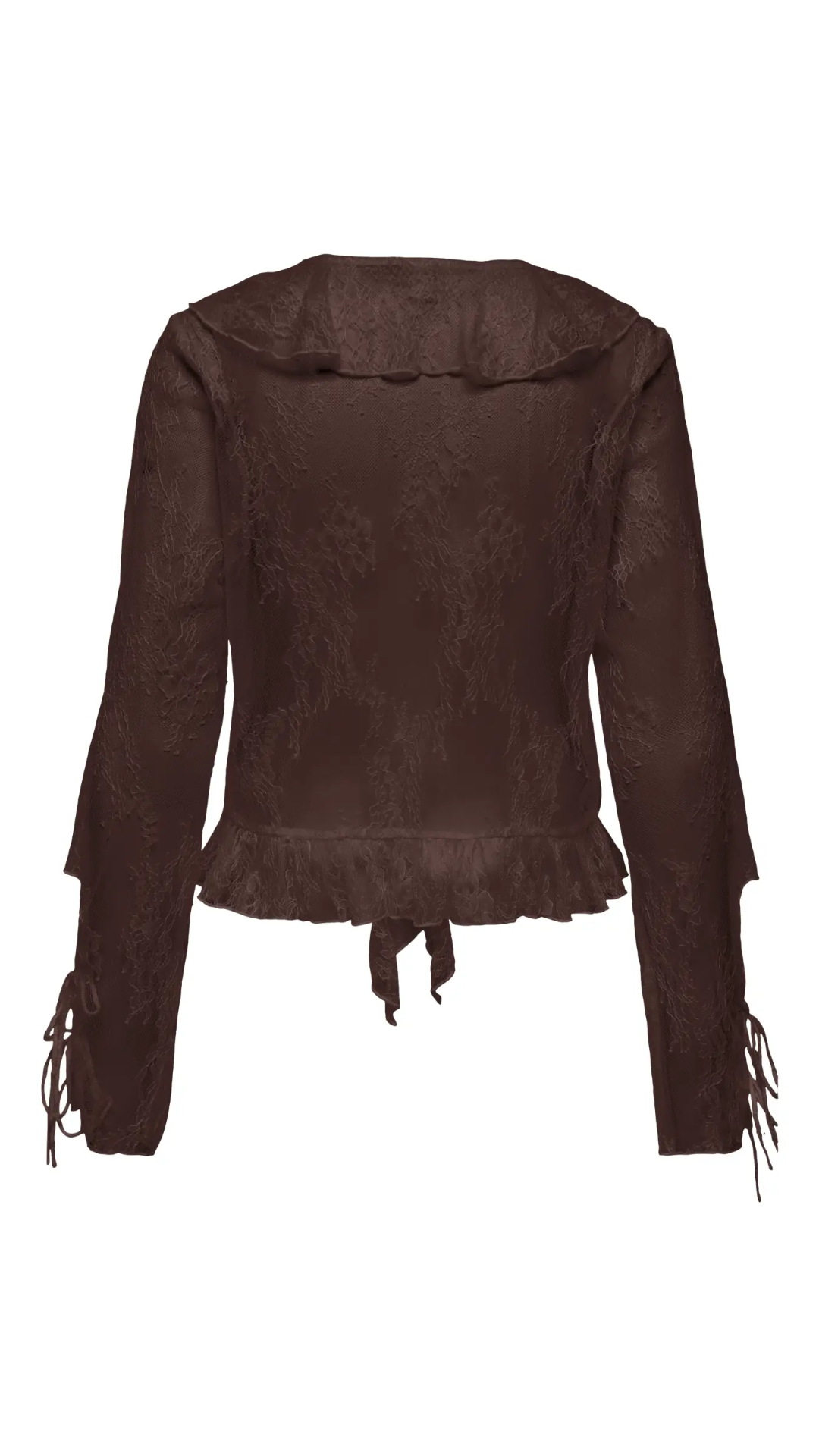 ONLCALIBEA L/S RUFFLE TOP WVN EX