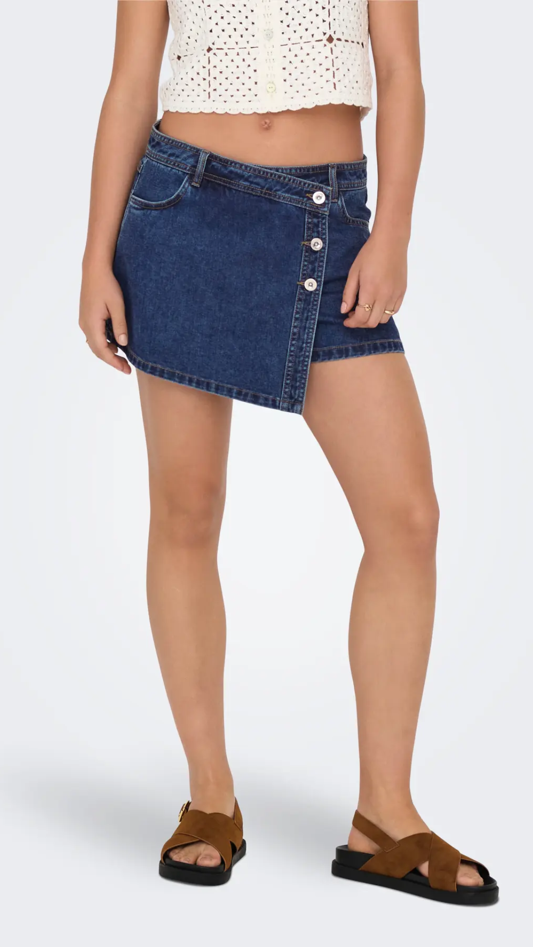LESLEY REG LB DNM SKORT BJ NOOS | ONLY