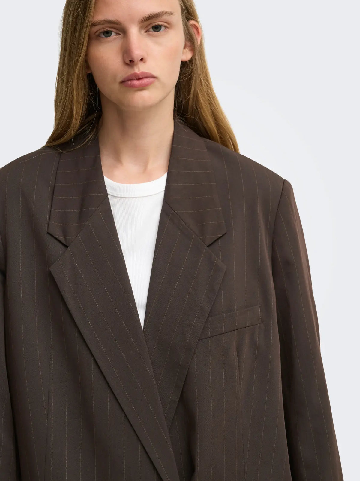 ALDEN OVS PINSTRIPE BLAZER