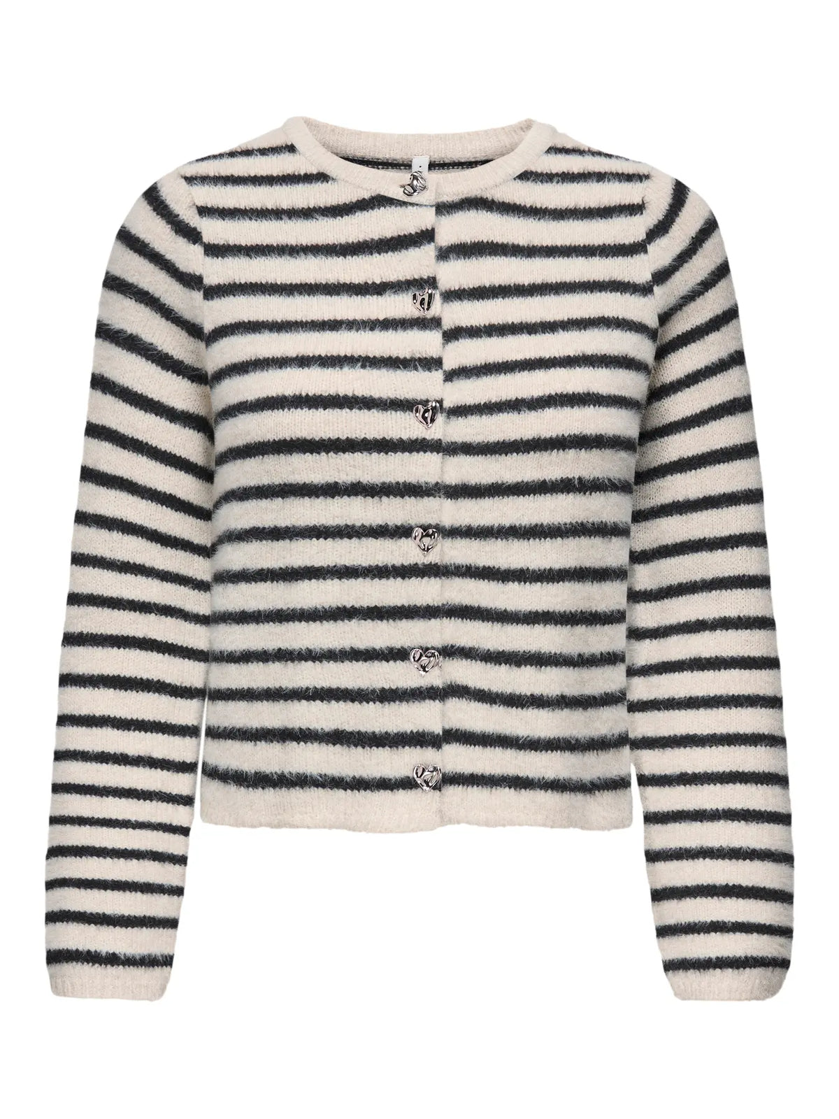 KERRY PIUMO BUTTON STRIPED CARDIGAN | ONLY