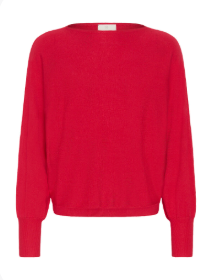 KALIZZA BATWING PULLOVER - Crimson - Red