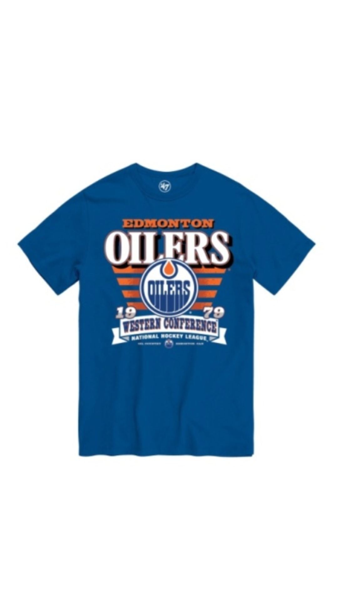 OILERS STRIPE SPLASH T-SHIRT | &