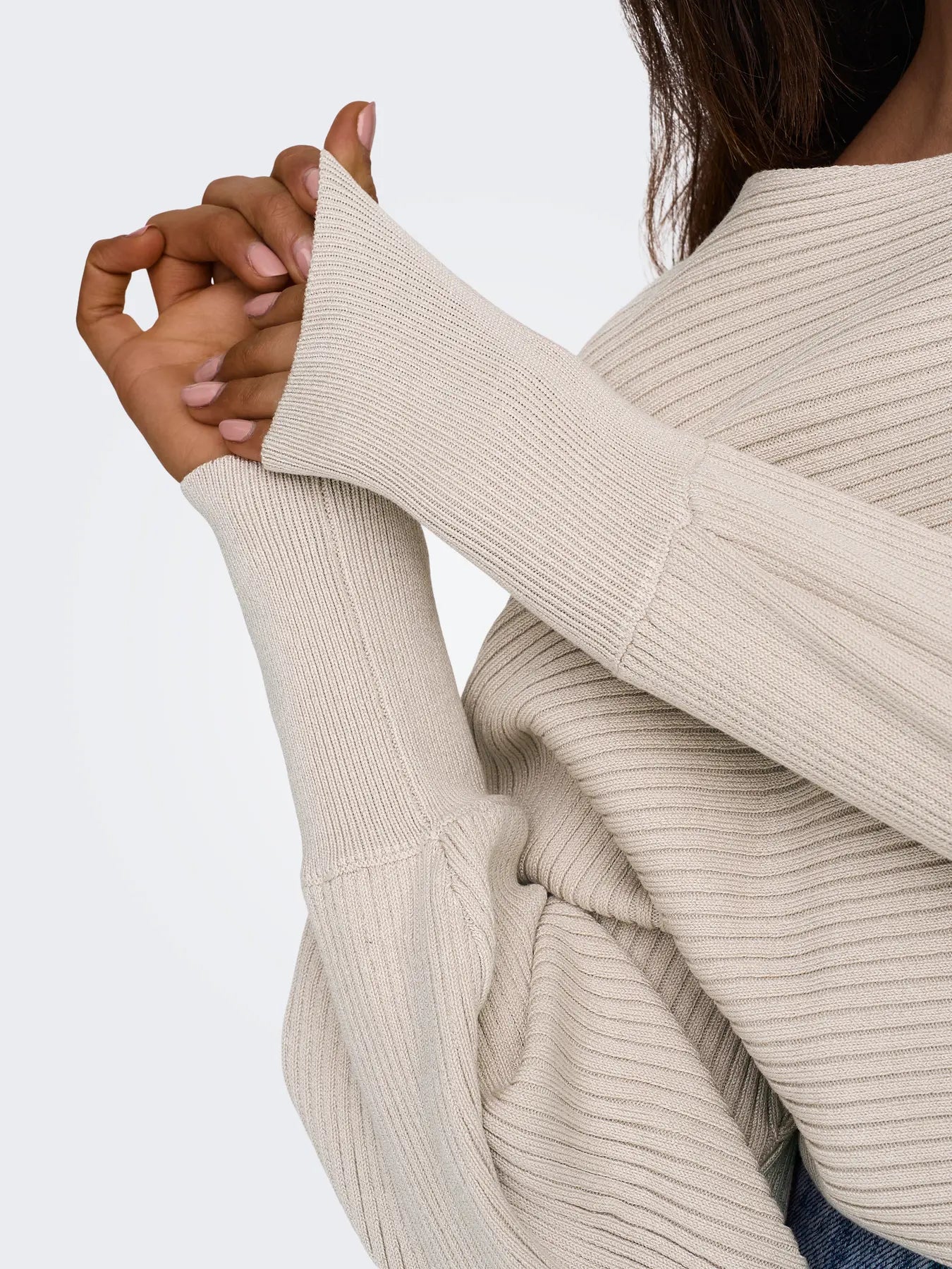 ADALINE RIBBED SWEATER | ONLY