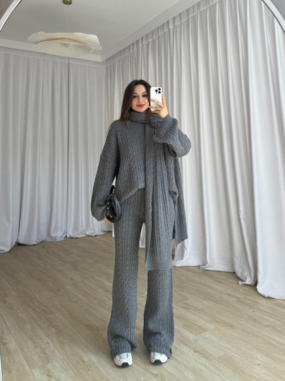 BELLA CABLE KNIT | 3 PIECE SET