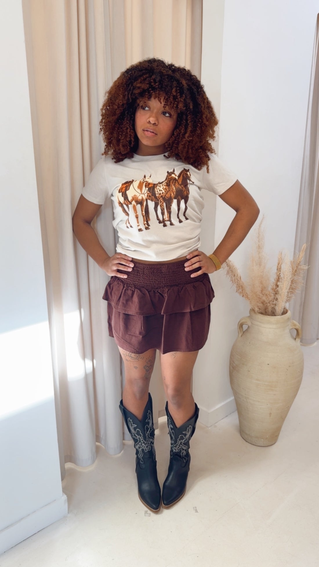 HORSE TRIO VINTAGE WESTERN GRAPHIC TEE | ZUTTER OUTLET
