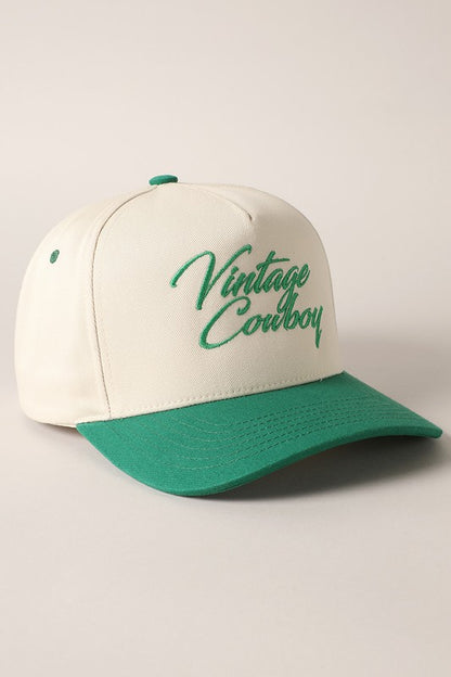 VINTAGE COWBOY HAT | BEST SELLER | (GREEN)
