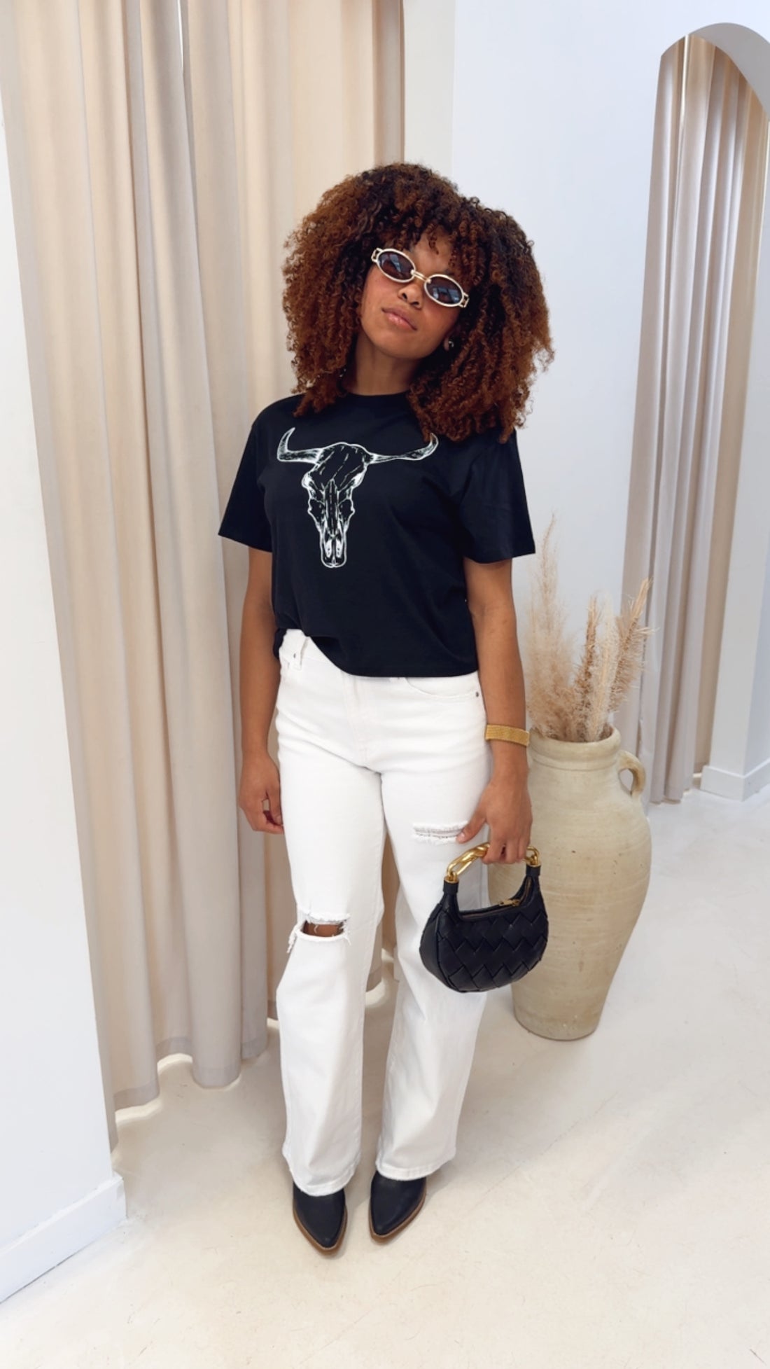 VINTAGE LONGHORN WESTERN GRAPHIC TOP | ZUTTER OUTLET