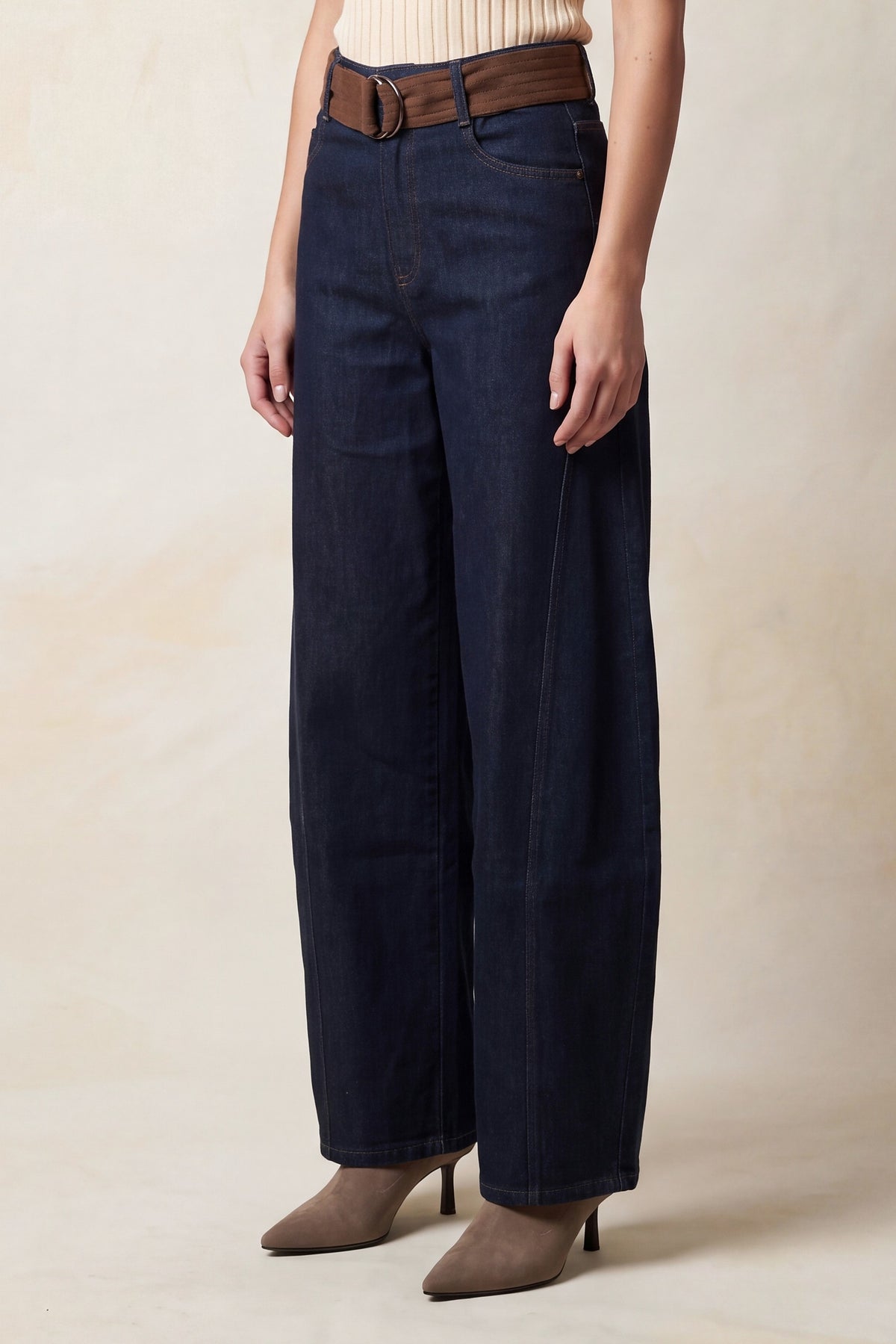 MIAMI BARREL JEANS (DARK WASH)