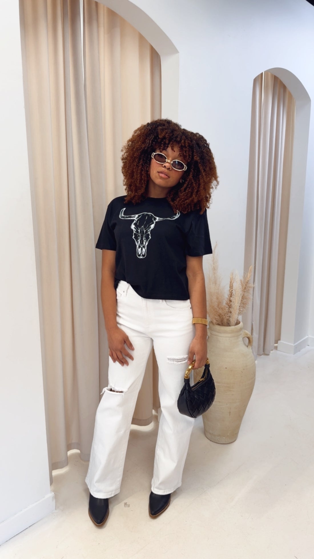 VINTAGE LONGHORN WESTERN GRAPHIC TOP | ZUTTER OUTLET