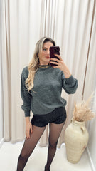 TATIANA SEQUIN SHORTS (BLACK | SILVER | BURGUNDY)