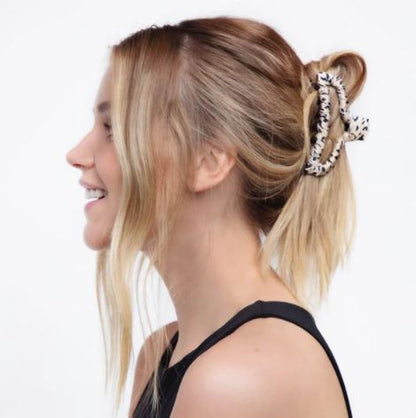 NEW | SATIN WRAPPED LEOPARD HAIR CLIP | KITSCH