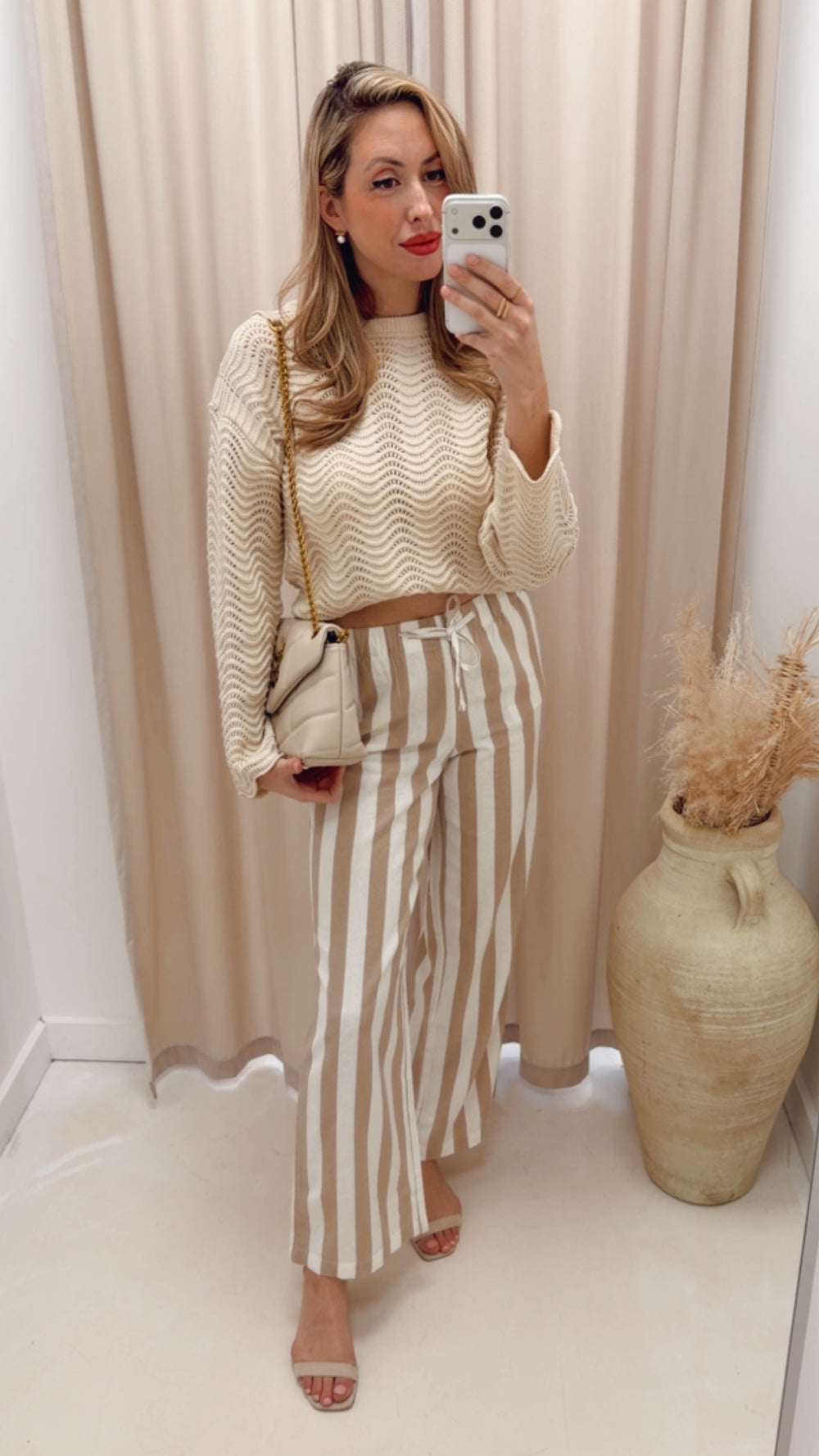 GOA MW LINEN BL PULL-UP PANT CC PNT
