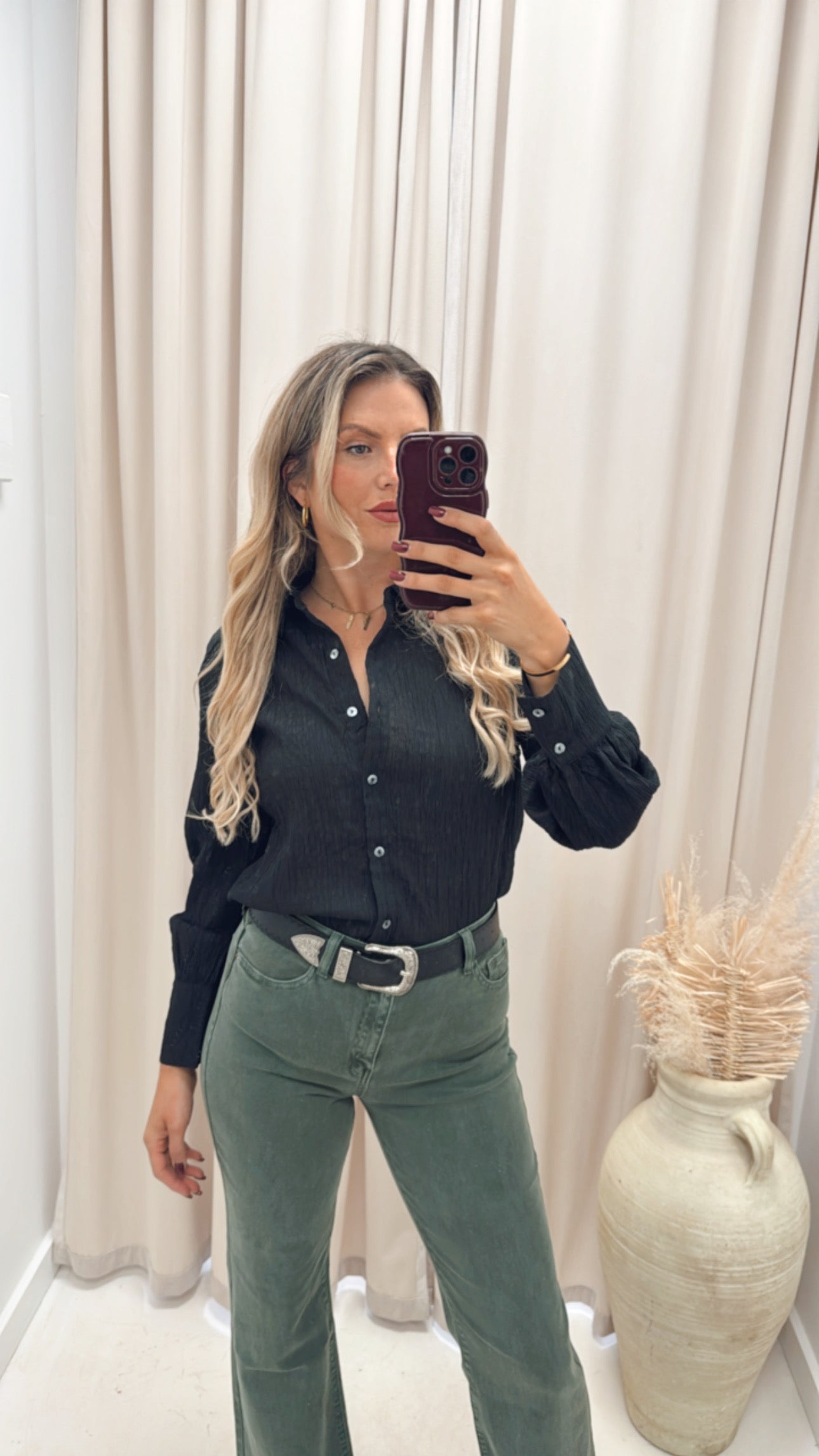 WILLOW DENIM BOOTCUT JEAN  (OLIVE)