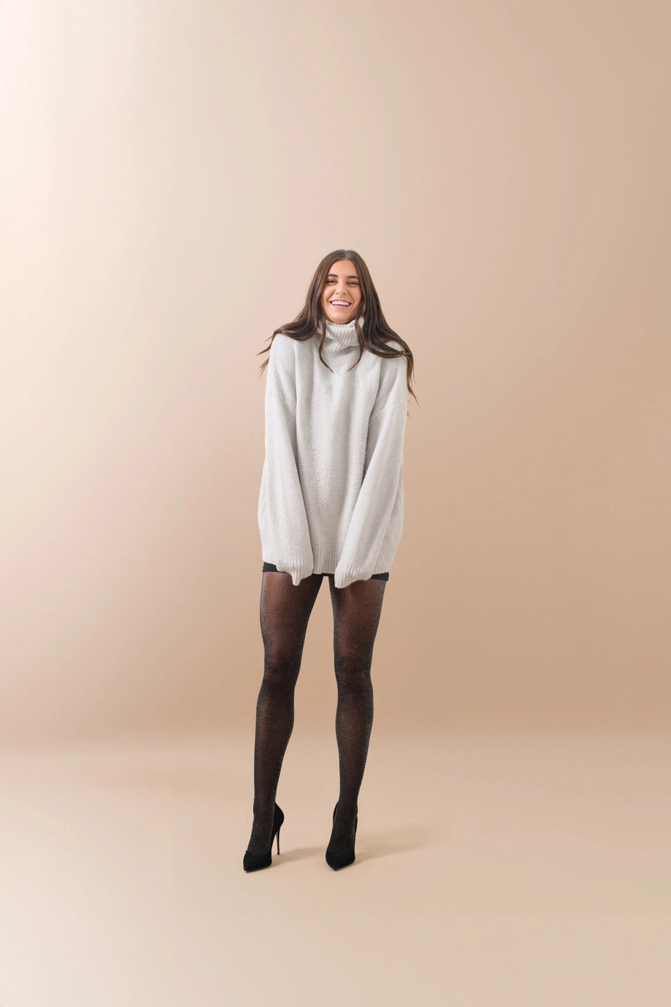 PREMIUM SHEER CONTOUR TIGHTS (DIAMOND SHIMMER) | MADE IN ITALY | THREADS