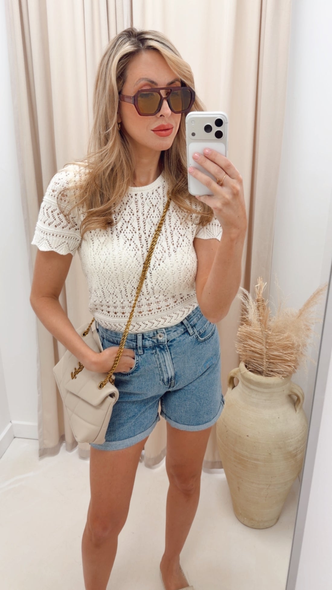 ONLVEGA HW MOM DNM SHORTS NOOS | ONLY