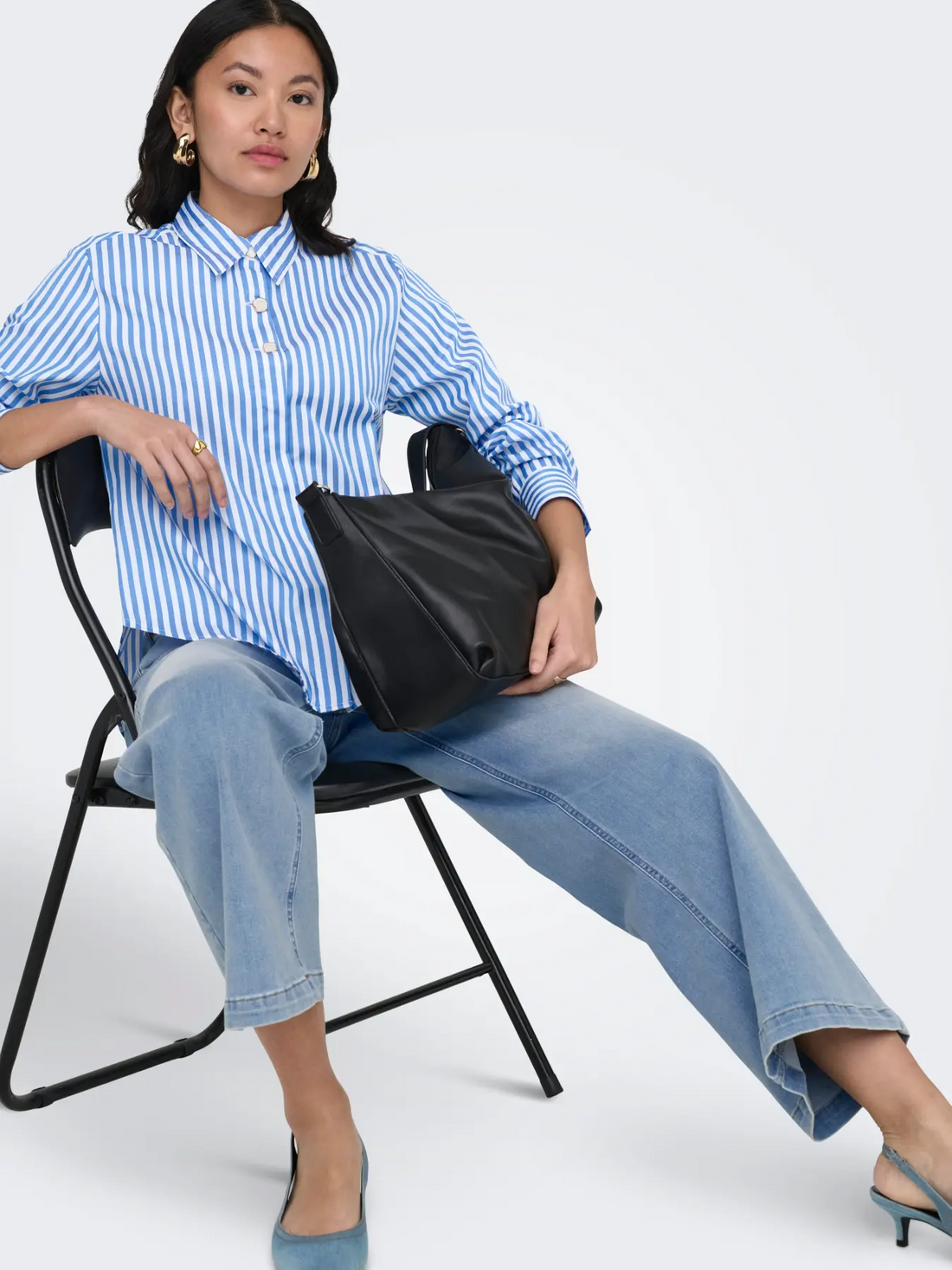 ONLMADISON BLUSH HW CP WD DNM CRO371NOOS | ONLY