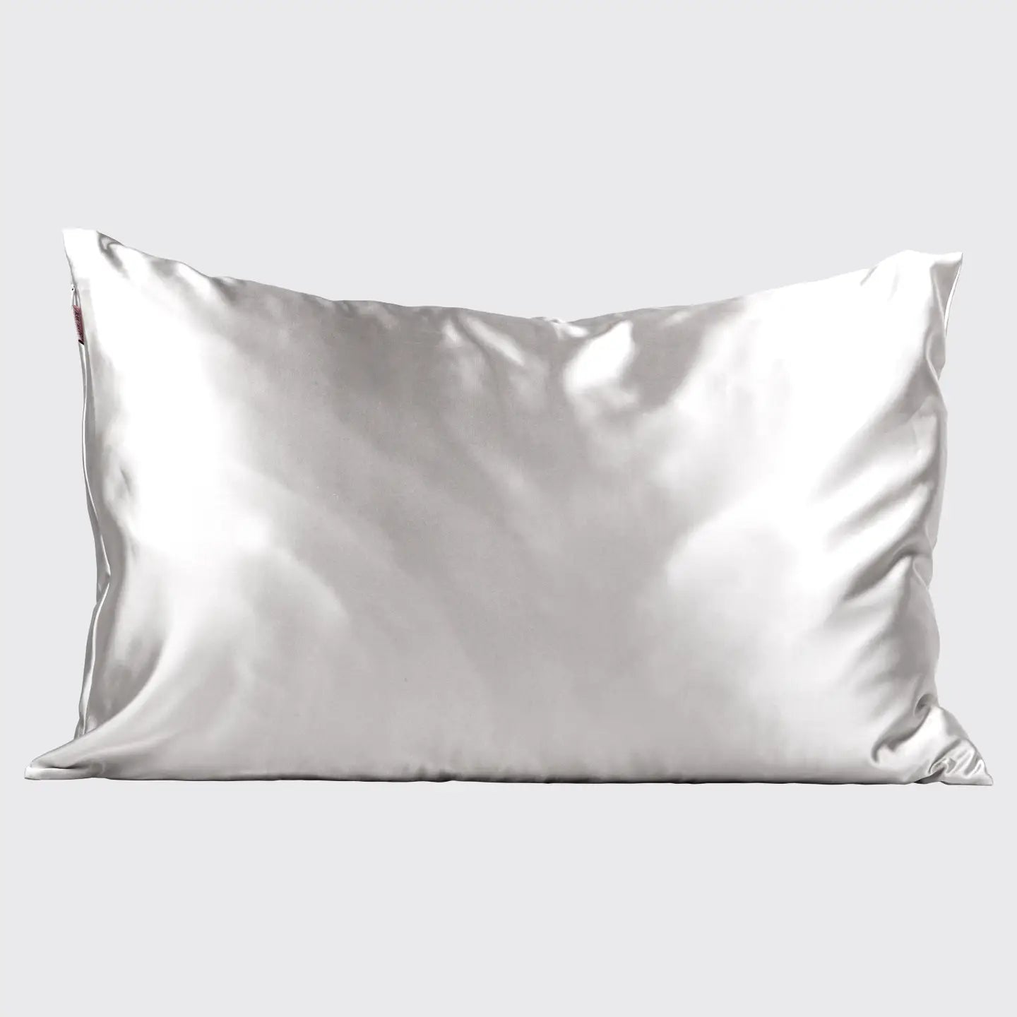 SATIN PILLOWCASE SILVER | KITSCH