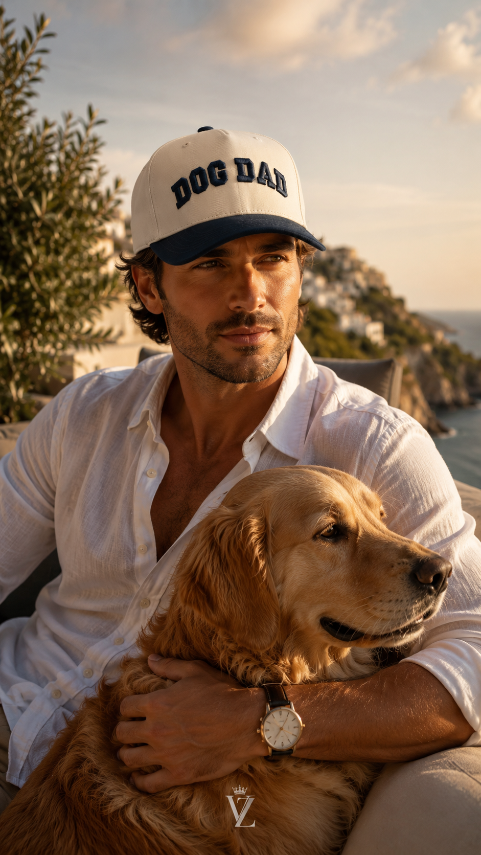 CC DOG DAD TRUCKER HAT (NAVY - NVY)