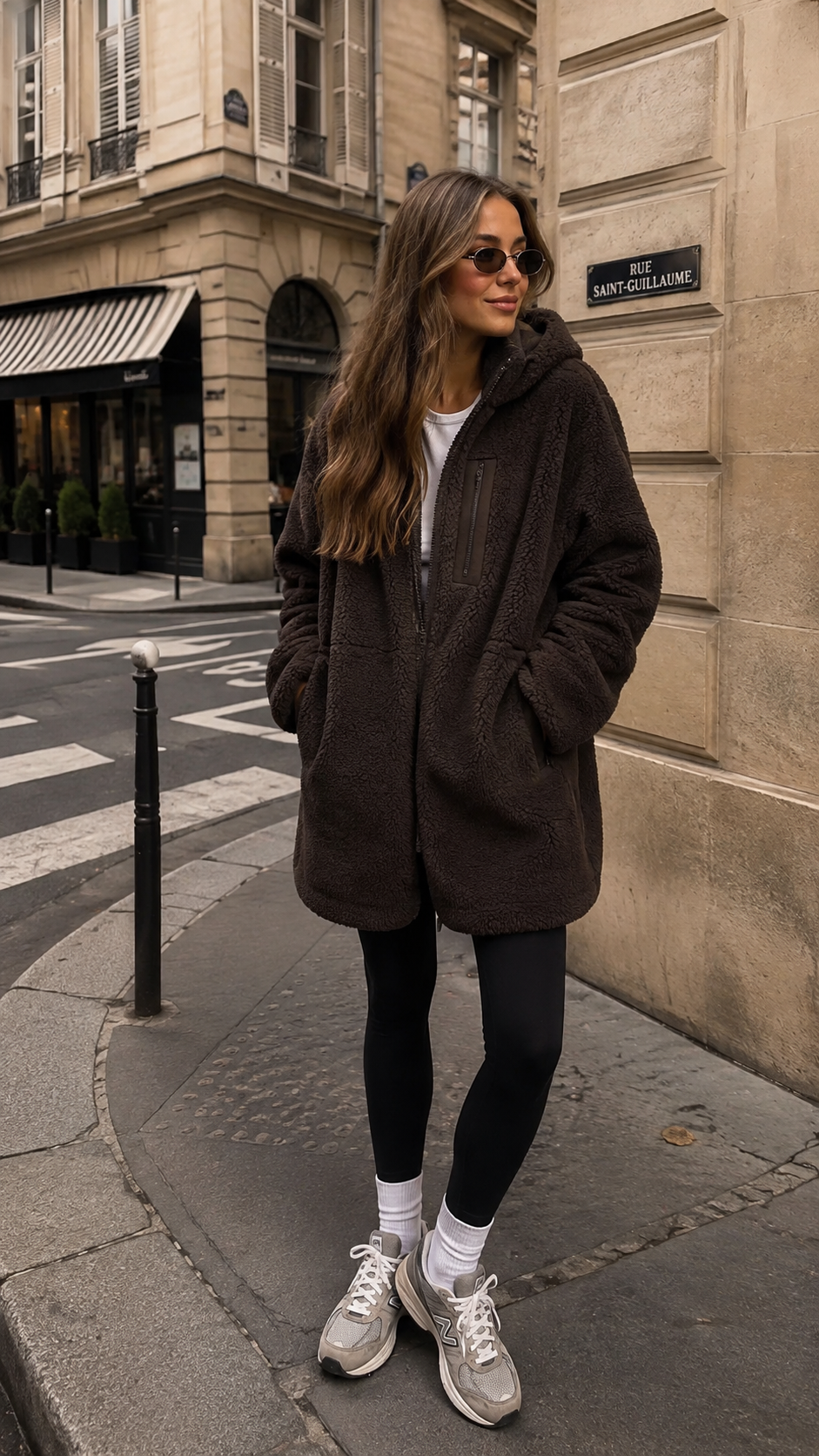 SASCHA SHERPA JACKET (ONLY) | BROWN