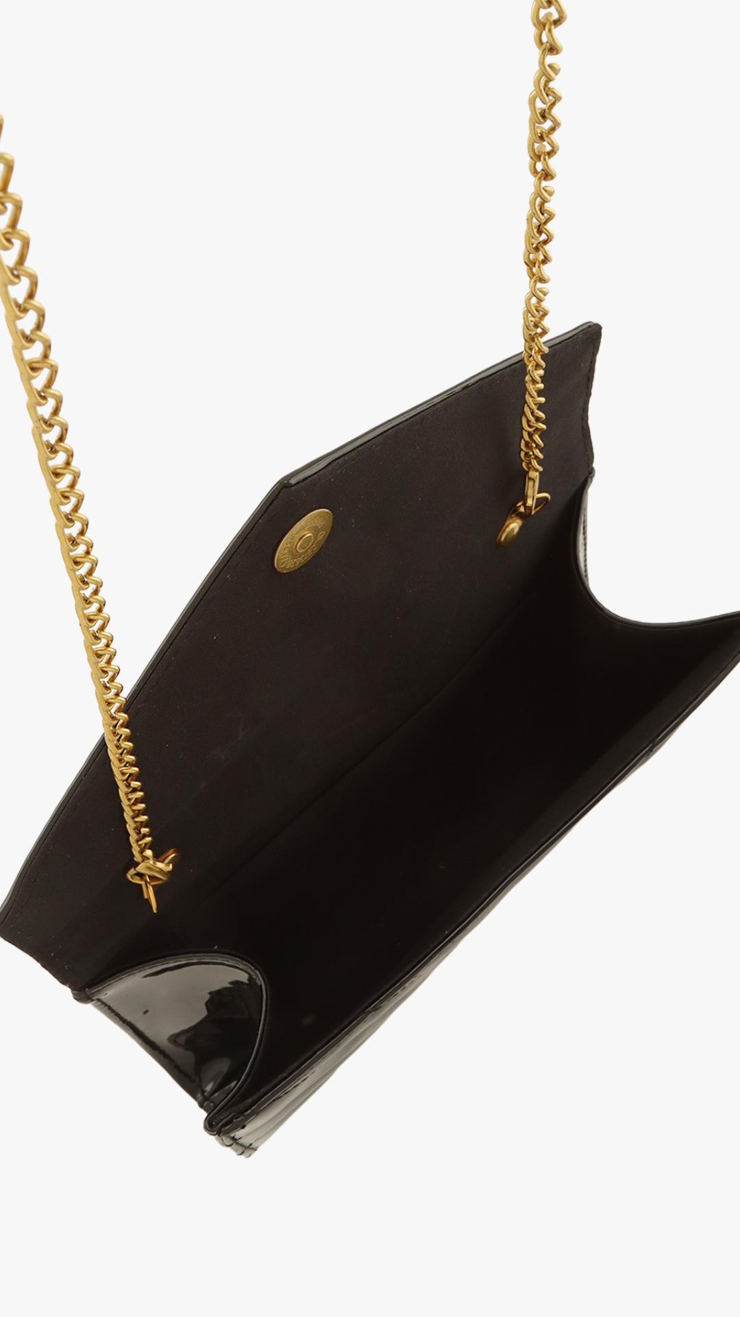 HIGH SHINE CHEVRON QUILTED CROSSBODY BAG (RED &amp; BLACK)