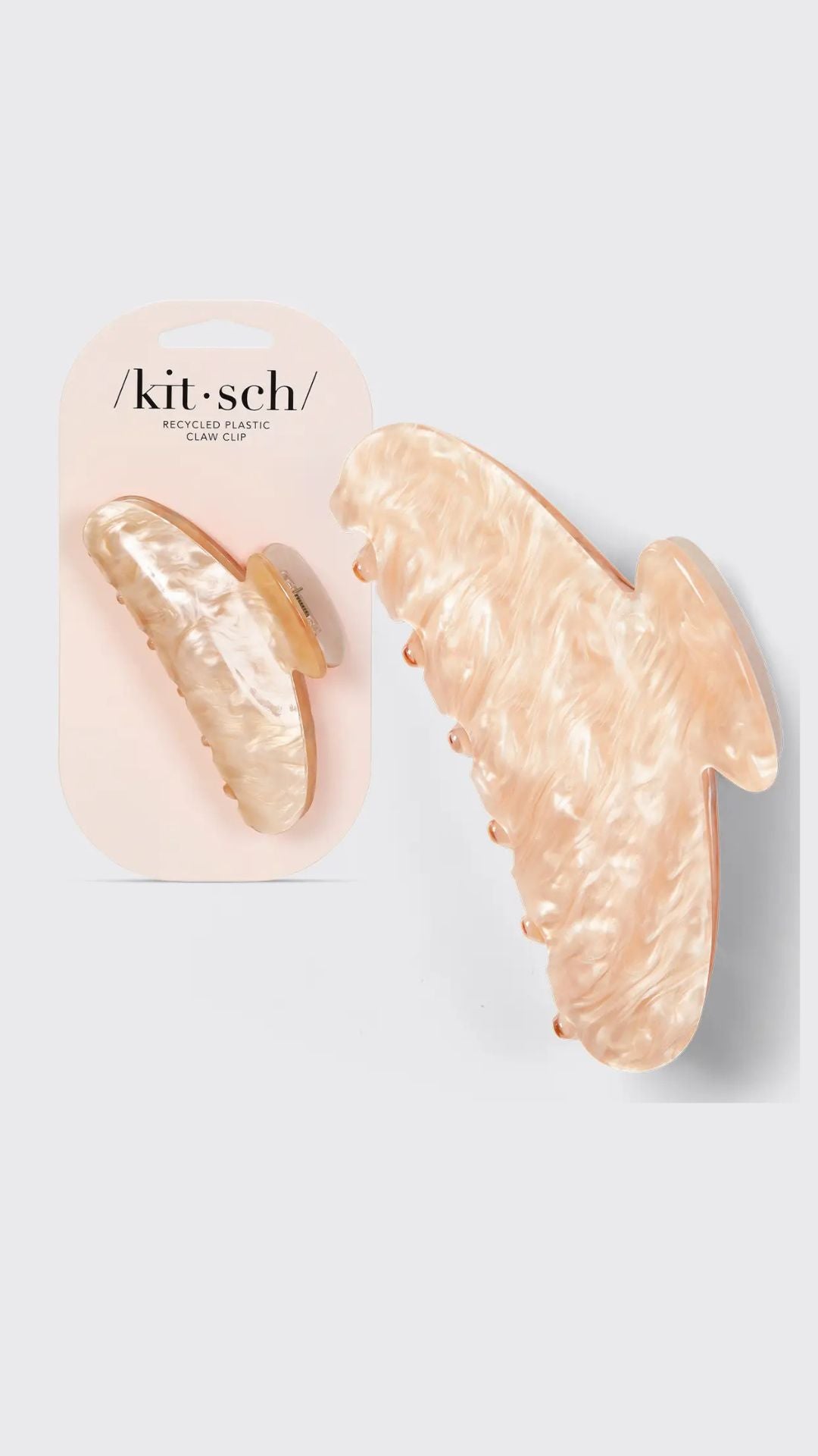 NEW MARBLE HAIR CLIP BLONDE| KITSCH