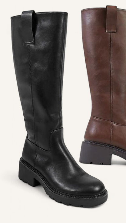 LINDSEY MID CALF BOOT (BLACK)