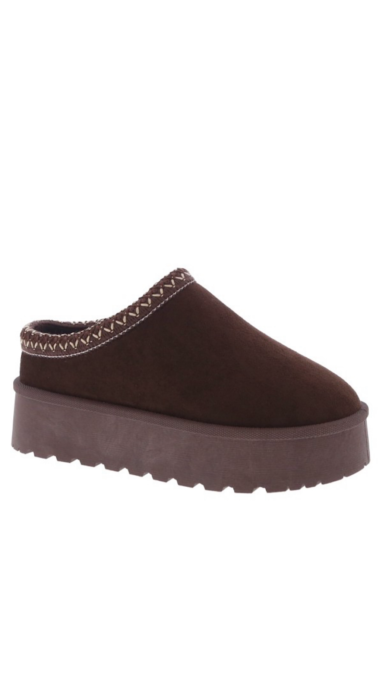 TORI PLATFORM SLIPPER (CHOCOLATE BROWN)