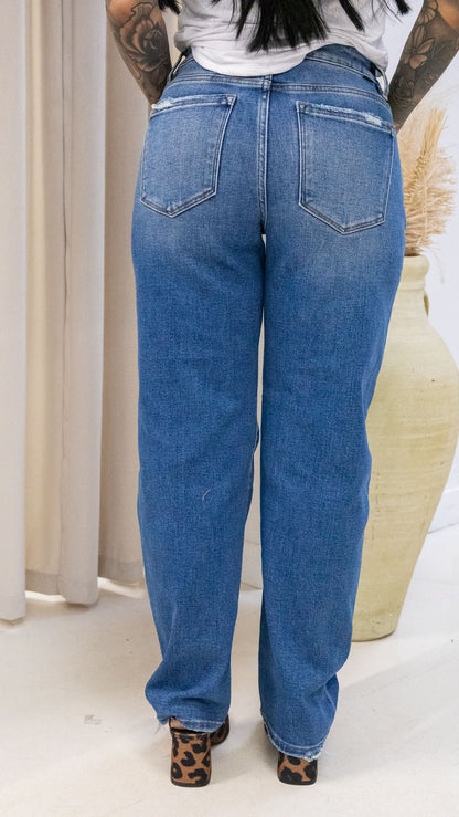 ALEX BARREL JEANS MEDIUM | (RISEN)