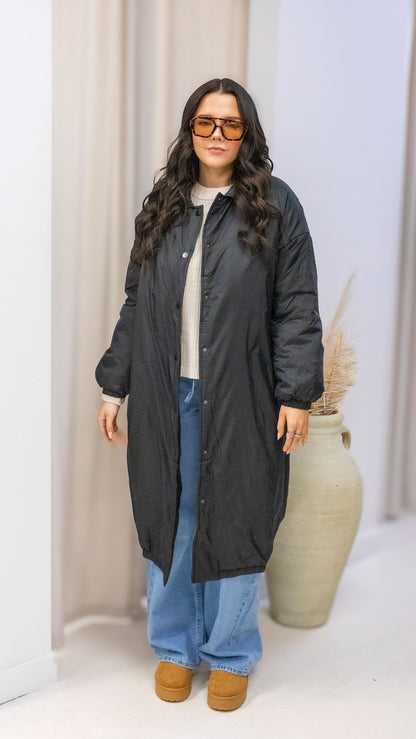 LONG COAT | BLACK