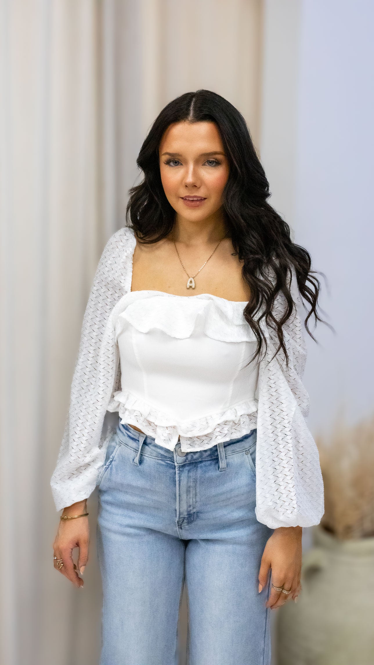 KALI CORSET TOP (WHITE)