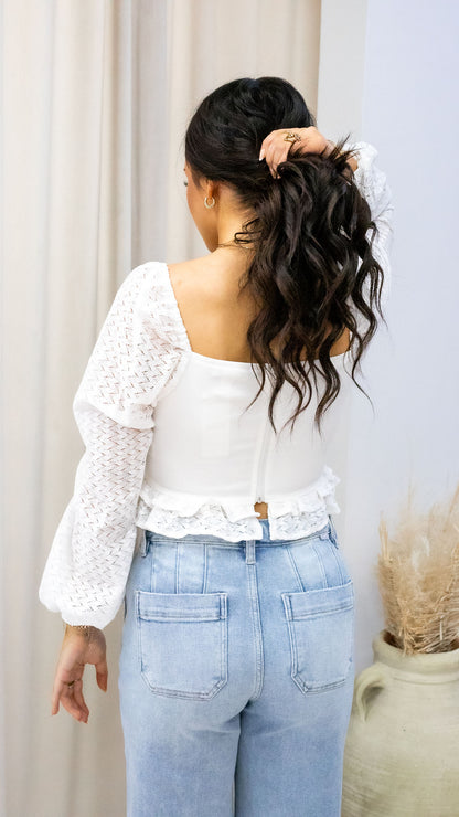KALI CORSET TOP (WHITE)