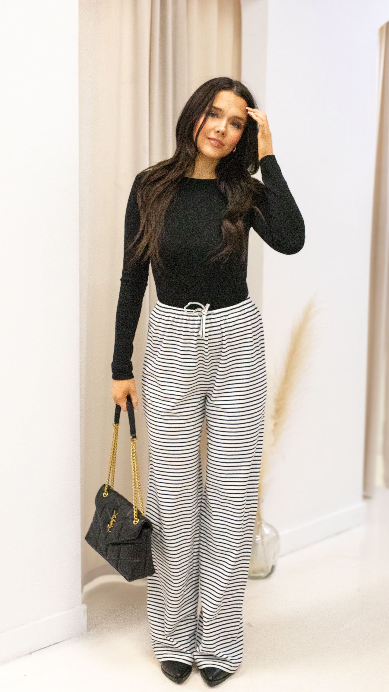 RIBBED LONG SLEEVE BODYSUIT