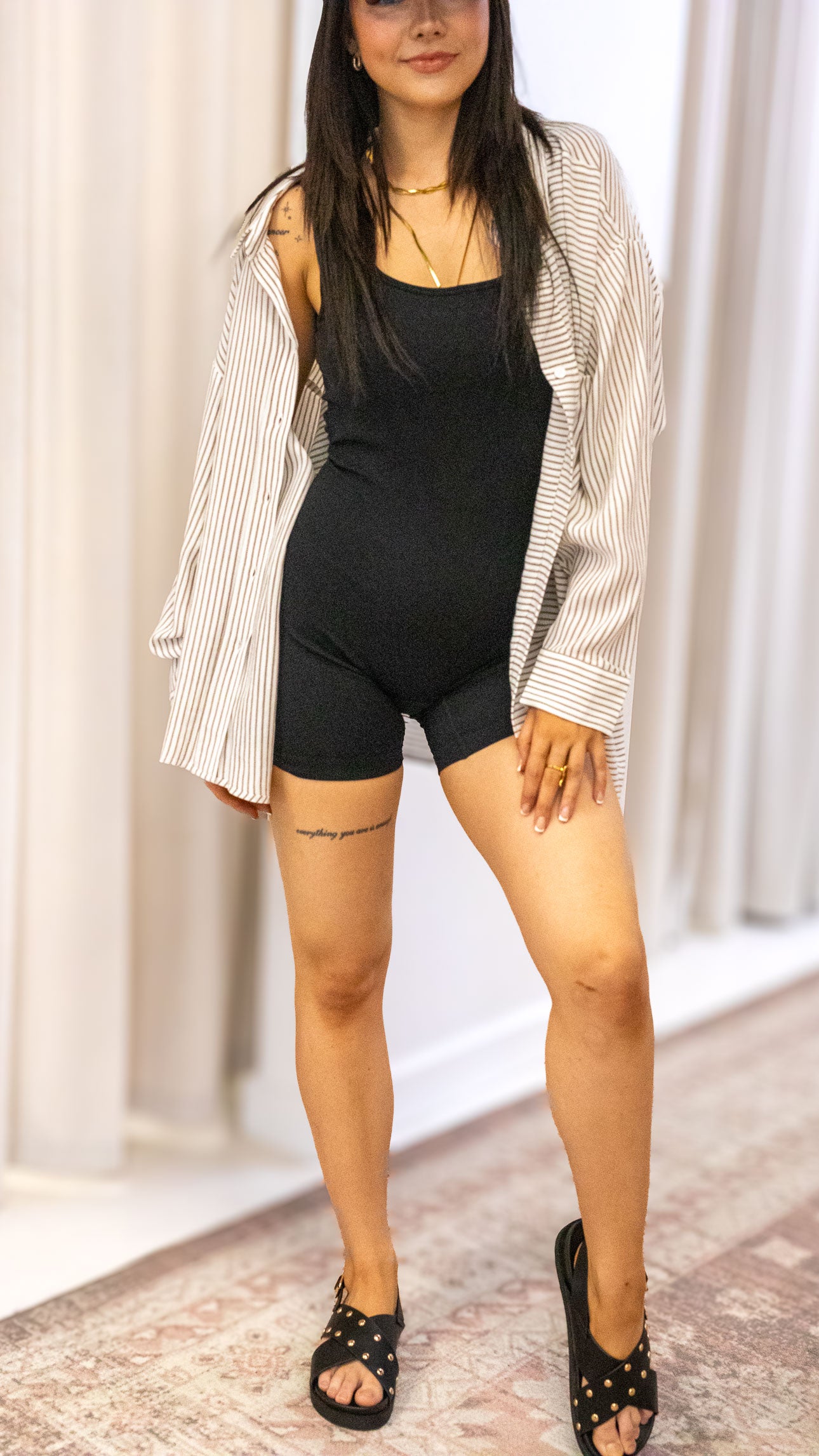 WOVEN STRIPE BUTTON DOWN SHIRTS