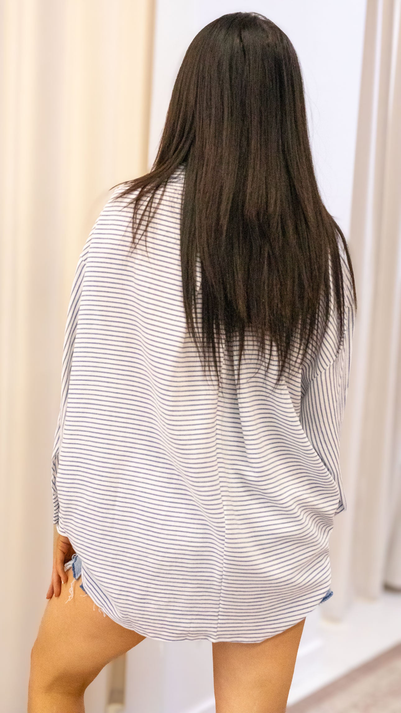 WOVEN STRIPE BUTTON DOWN SHIRTS