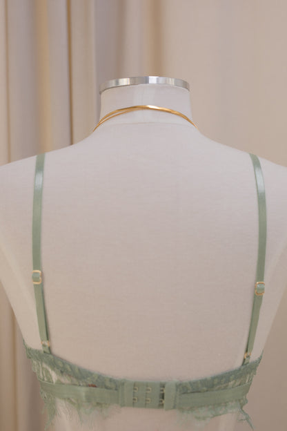NEW CLARA LACE BRALETTE (SAGE)