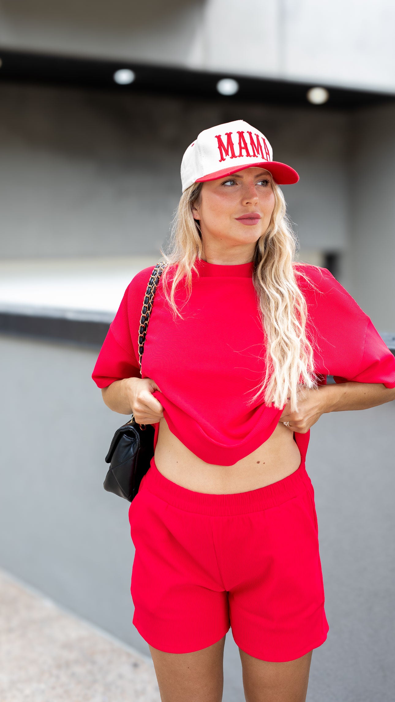 TALIN TWO PIECE SHORT SET (RED) | BEST SELLER