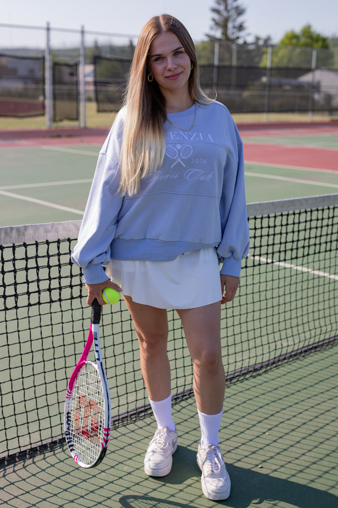 NEW VELENZIA TENNIS CLUB SWEATSHIRT (LT.BLUE)