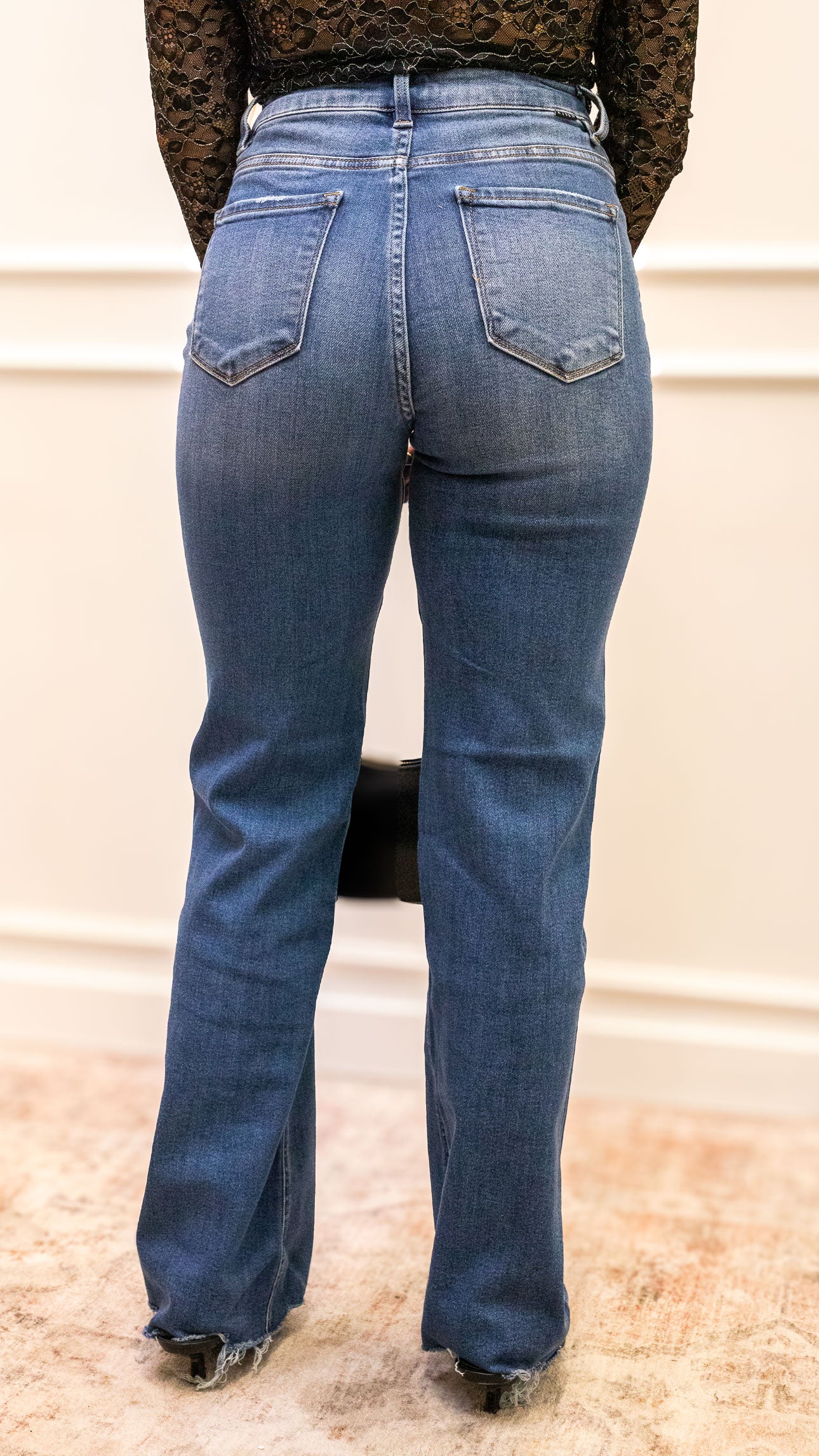 TIA - TUMMY CONTROL HIGH RISE BOOTCUT JEAN (RISEN)