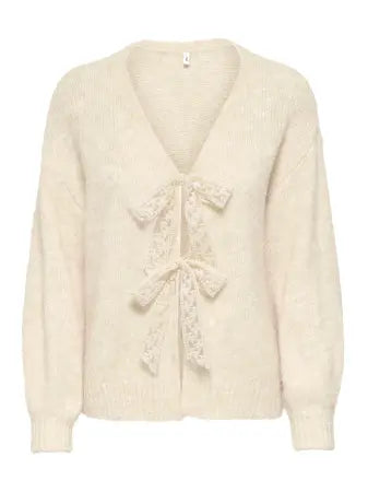 NELLIE BOW SWEATER (IVORY) | ONLY