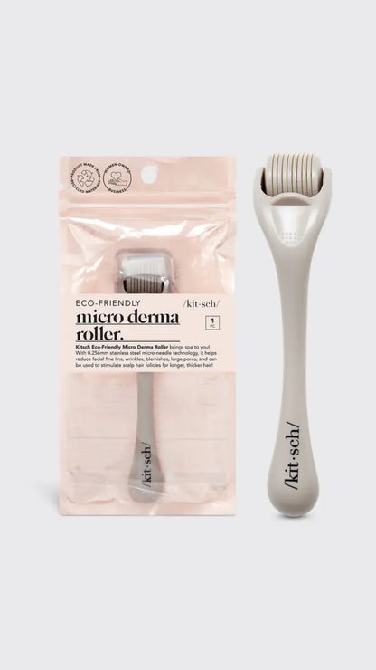 MICRO DERMA FACIAL ROLLER - WARM GRAY | KITSCH