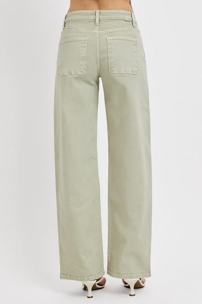 SAGE TUMMY CONTROL SLOUCHY ANKLE BAGGY PANTS