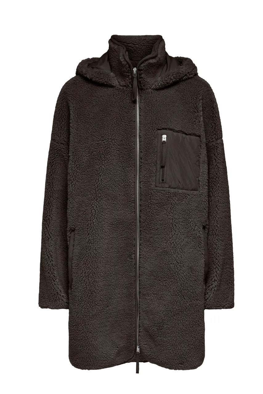 SASCHA SHERPA JACKET (ONLY) | BROWN