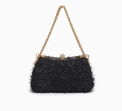 MAXI EVENING BAG (BLACK)
