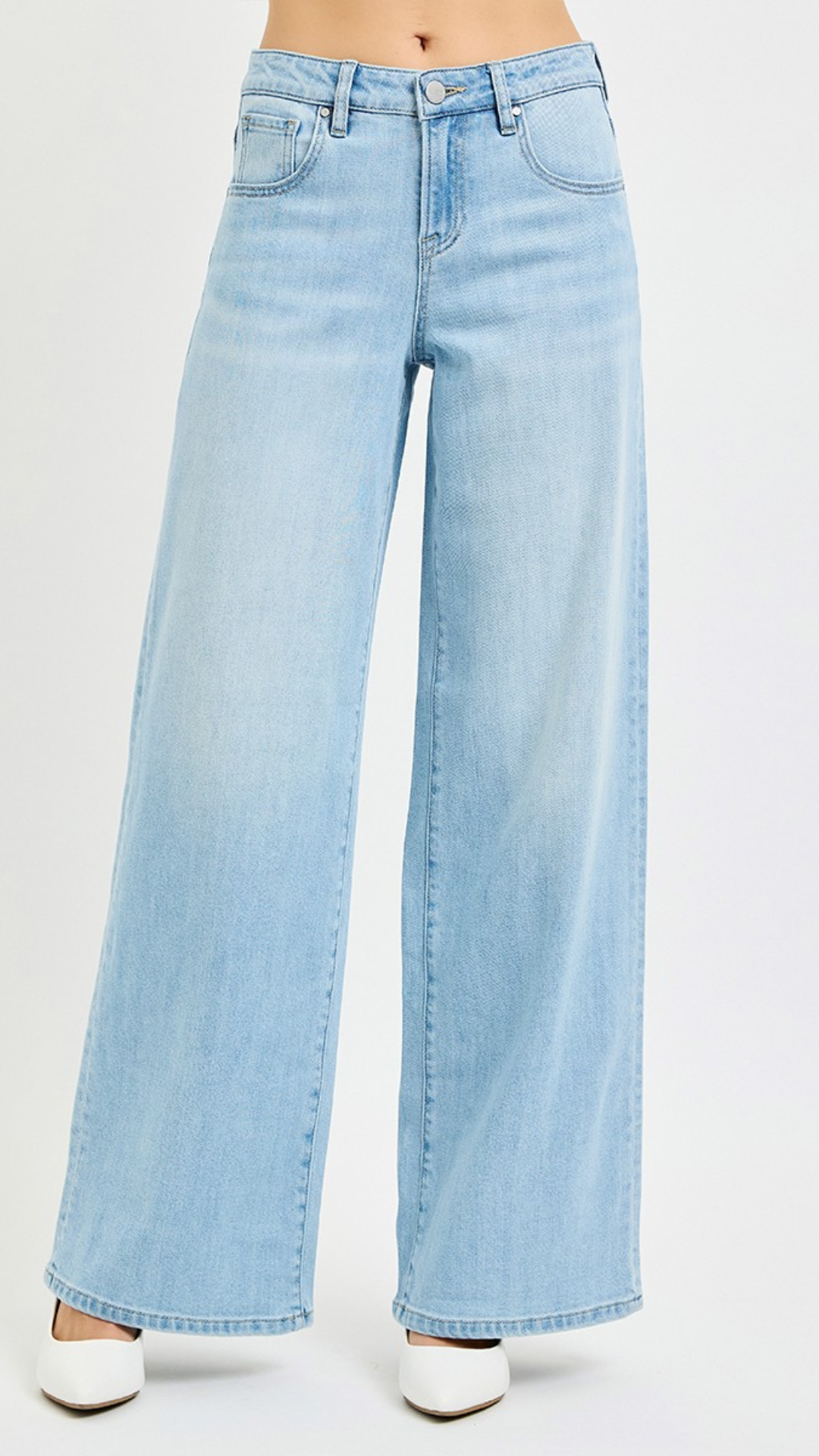 REIGN SLOUCHY WIDE JEANS (RISEN)
