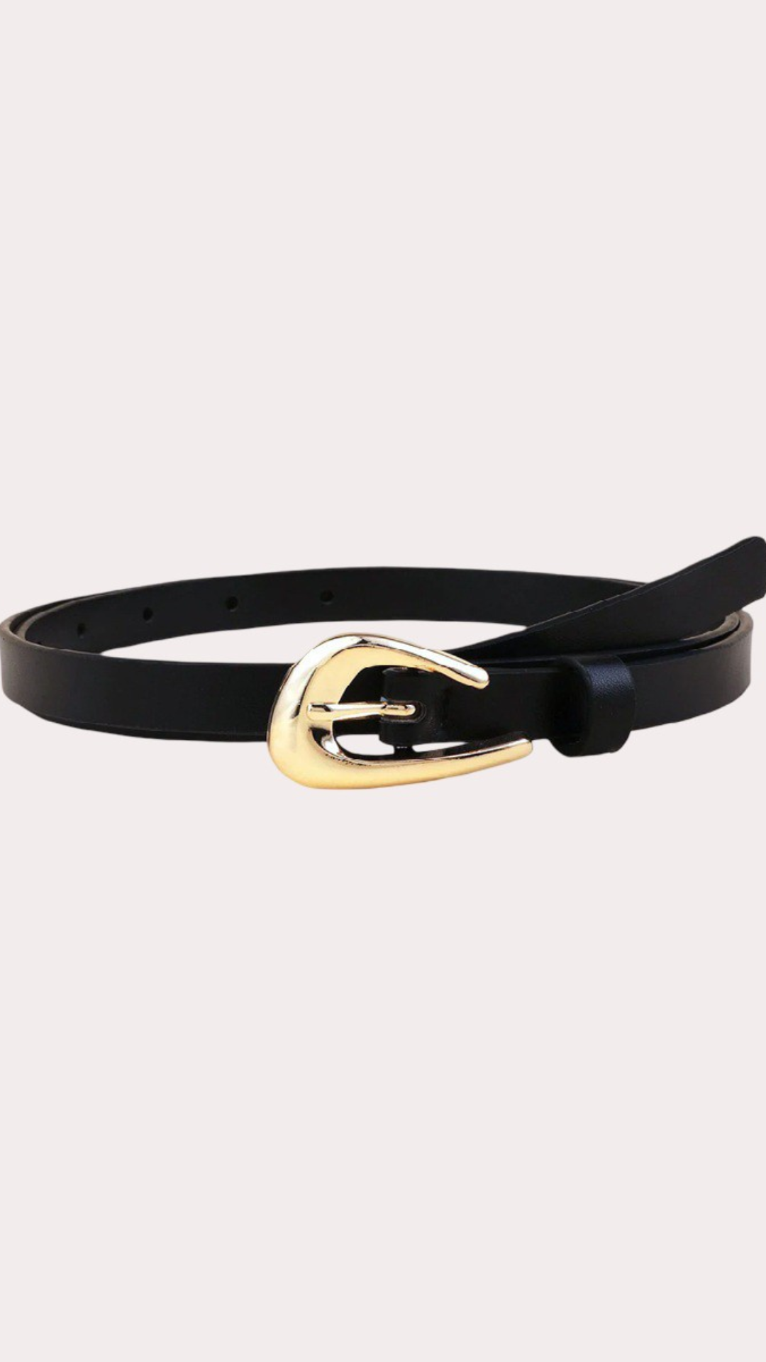TEARDROP PIN BUCKLE FASHION BELT