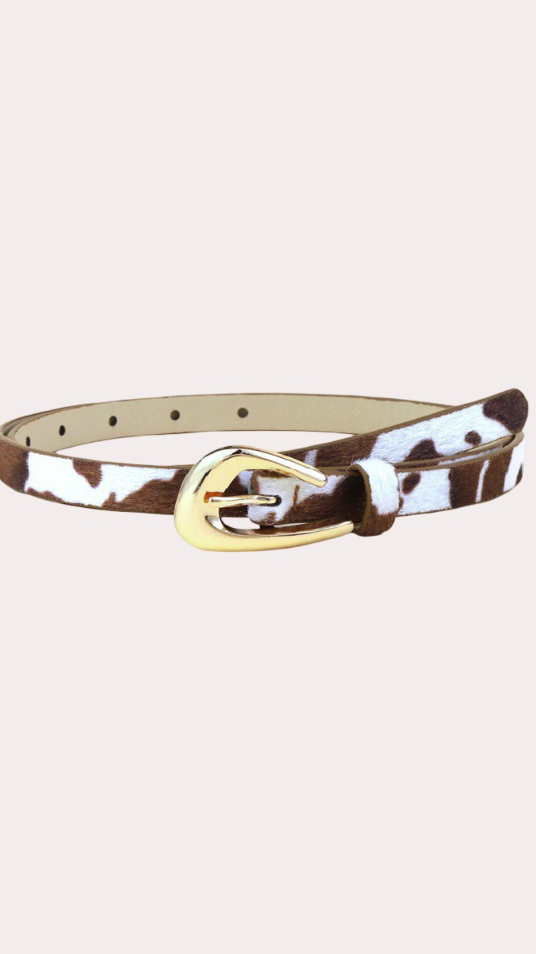 TEARDROP PIN BUCKLE FASHION BELT